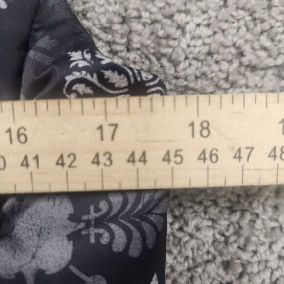 Eddie Bauer Puffer Vest Womens Small Goose Down Quilted Snowflake Print Floral - Picture 15 of 16